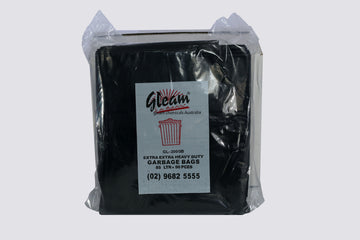 HEAVY DUTY GARBAGE BAGS 85L BLACK 200 UNITS