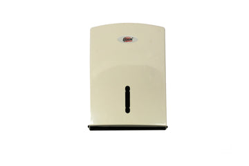 GLEAM PLASTIC WHITE INTERLEAVE HAND TOWEL DISPENSER 1 UNIT