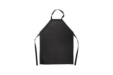 BLACK VINYL APRON WITH BIB 825X1220MM 1 UNIT