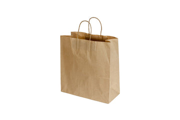 CARRY BAG KRAFT TAKEAWAY BAG LARGE 250 UNITS