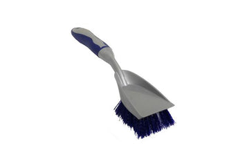HEAVY DUTY SCRUBBING BRUSH WITH SCRAPER