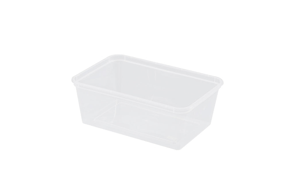 750ML RECTANGLE CLEAR FREEZER GRADE TAKEAWAY CONTAINER 500 UNITS