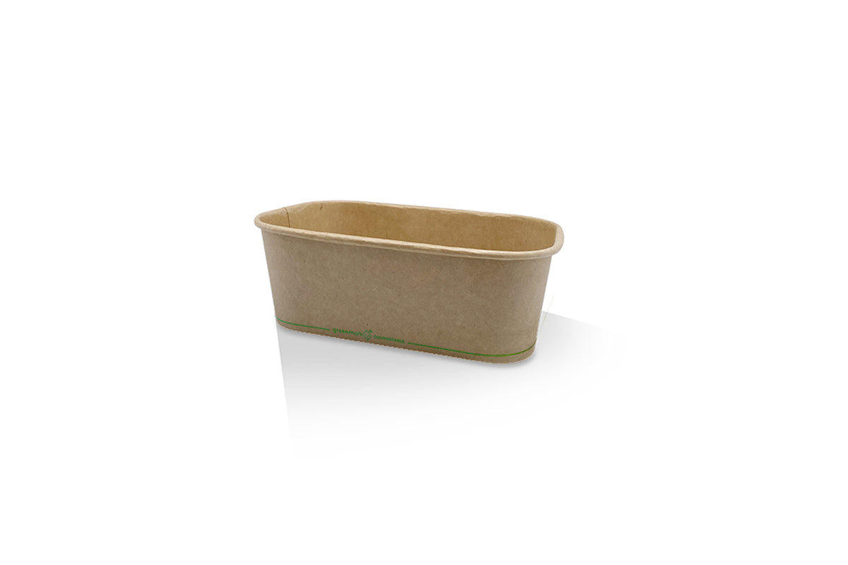 750ML PP COATED KRAFT RECTANGULAR CONTAINER