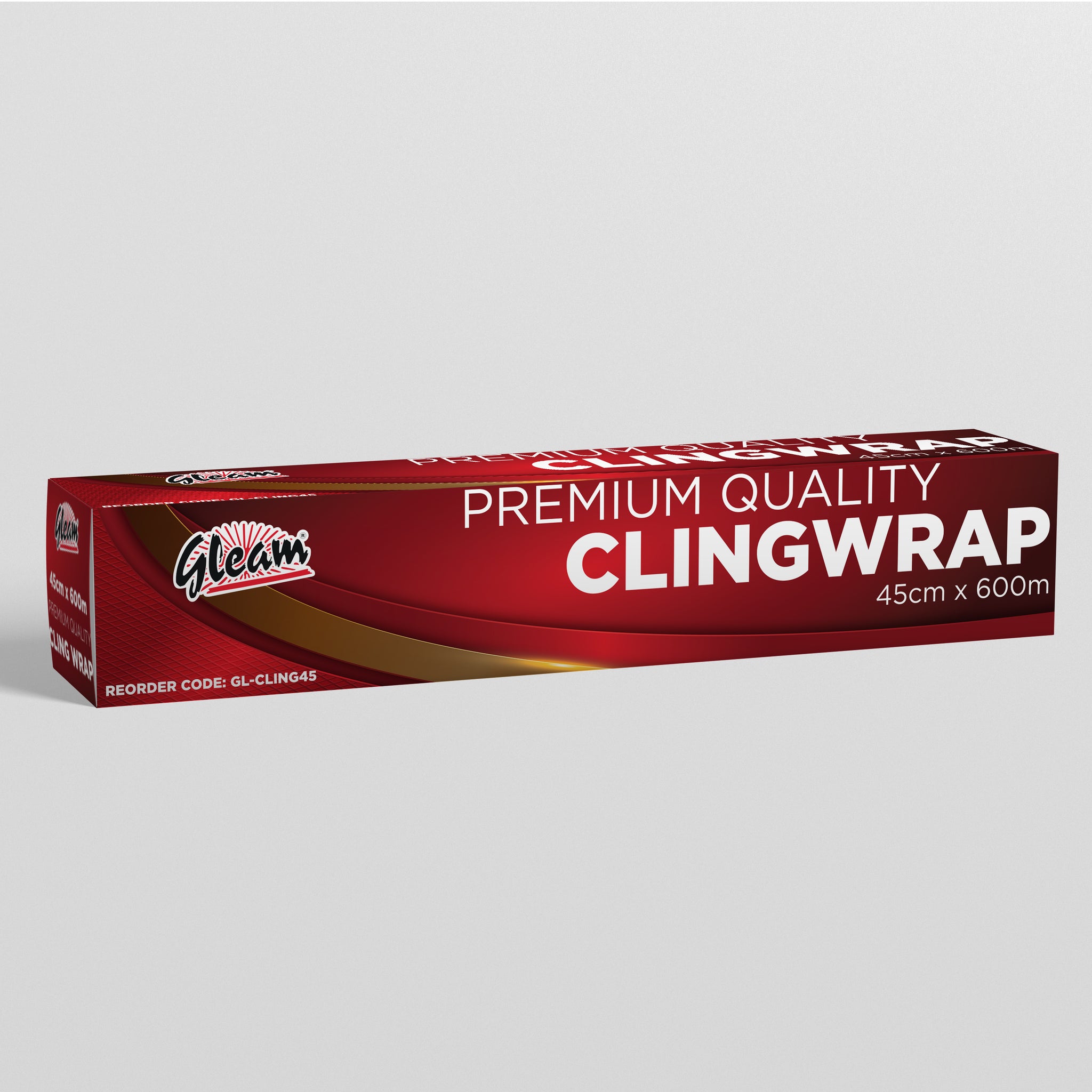 GLEAM PREMIUM 45CM X 600M CLING WRAP 1 ROLL