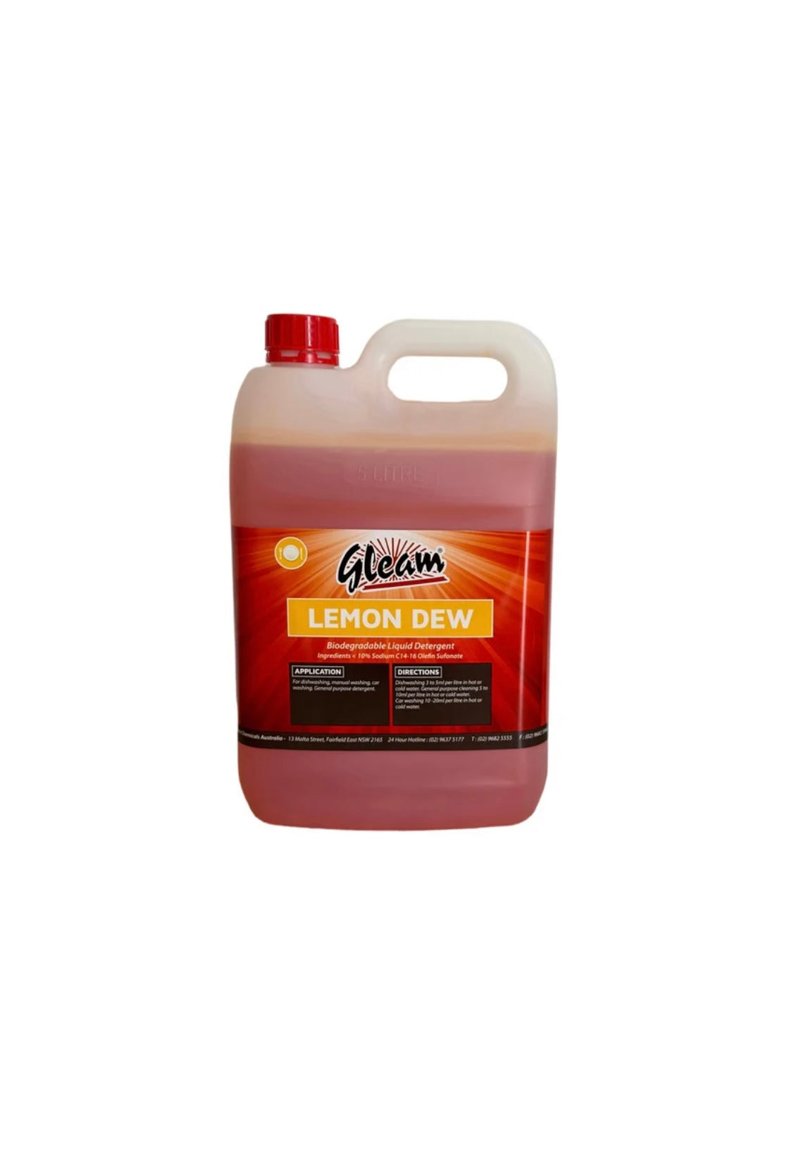 LEMON DISHWASHING LIQUID 5L