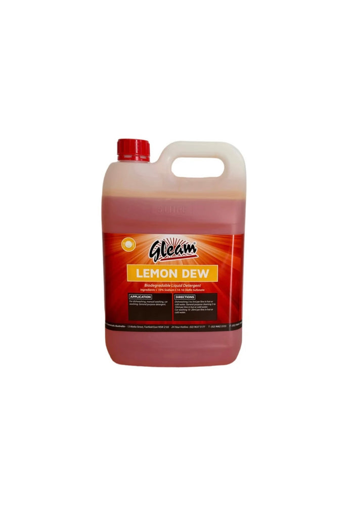 LEMON DISHWASHING LIQUID 5L – Gleam Chemicals Australia