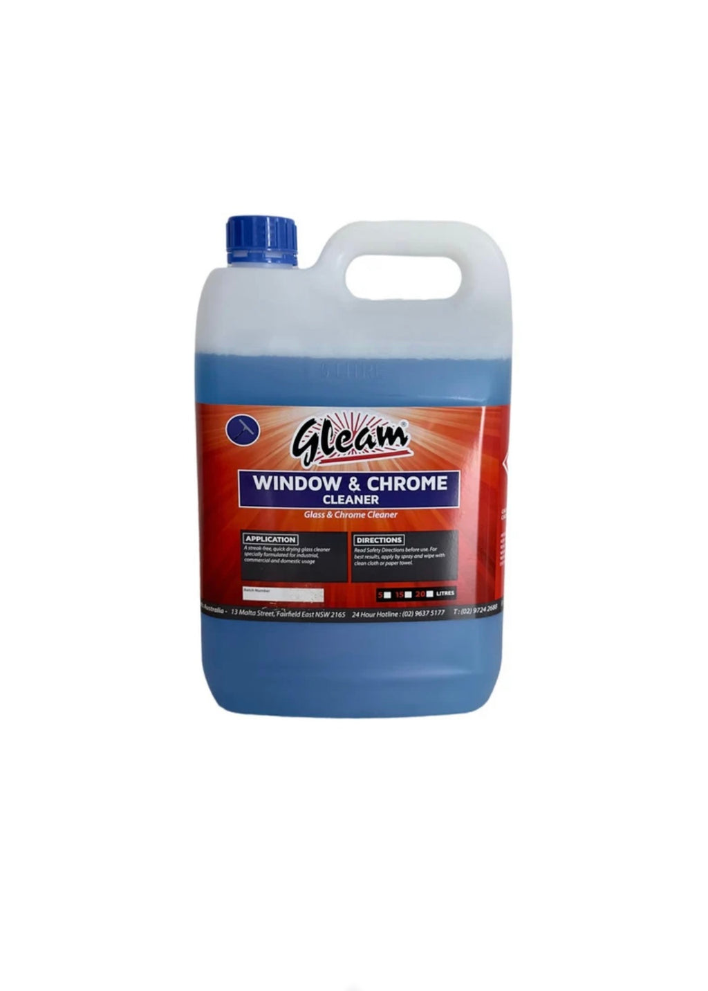 WINDOW CLEANER 5L – Gleam Chemicals Australia