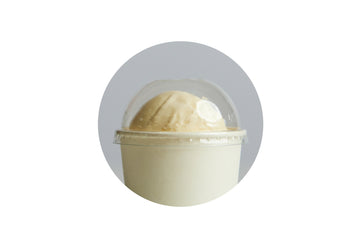 PET DOME LID FOR 3OZ ICE CREAM CUP
