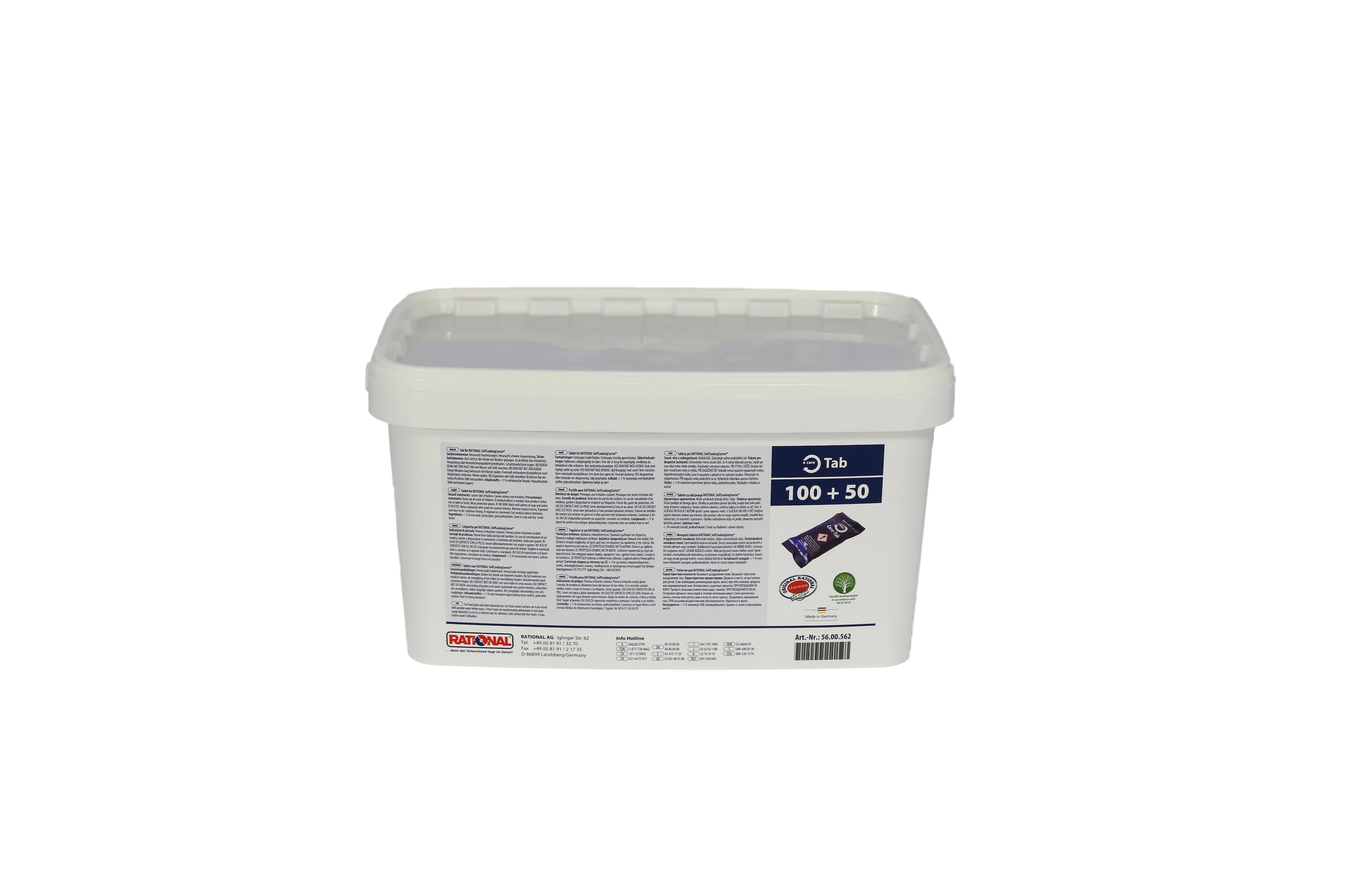 RATIONAL CARE AND CONTROL BLUE SQUARE TABLETS