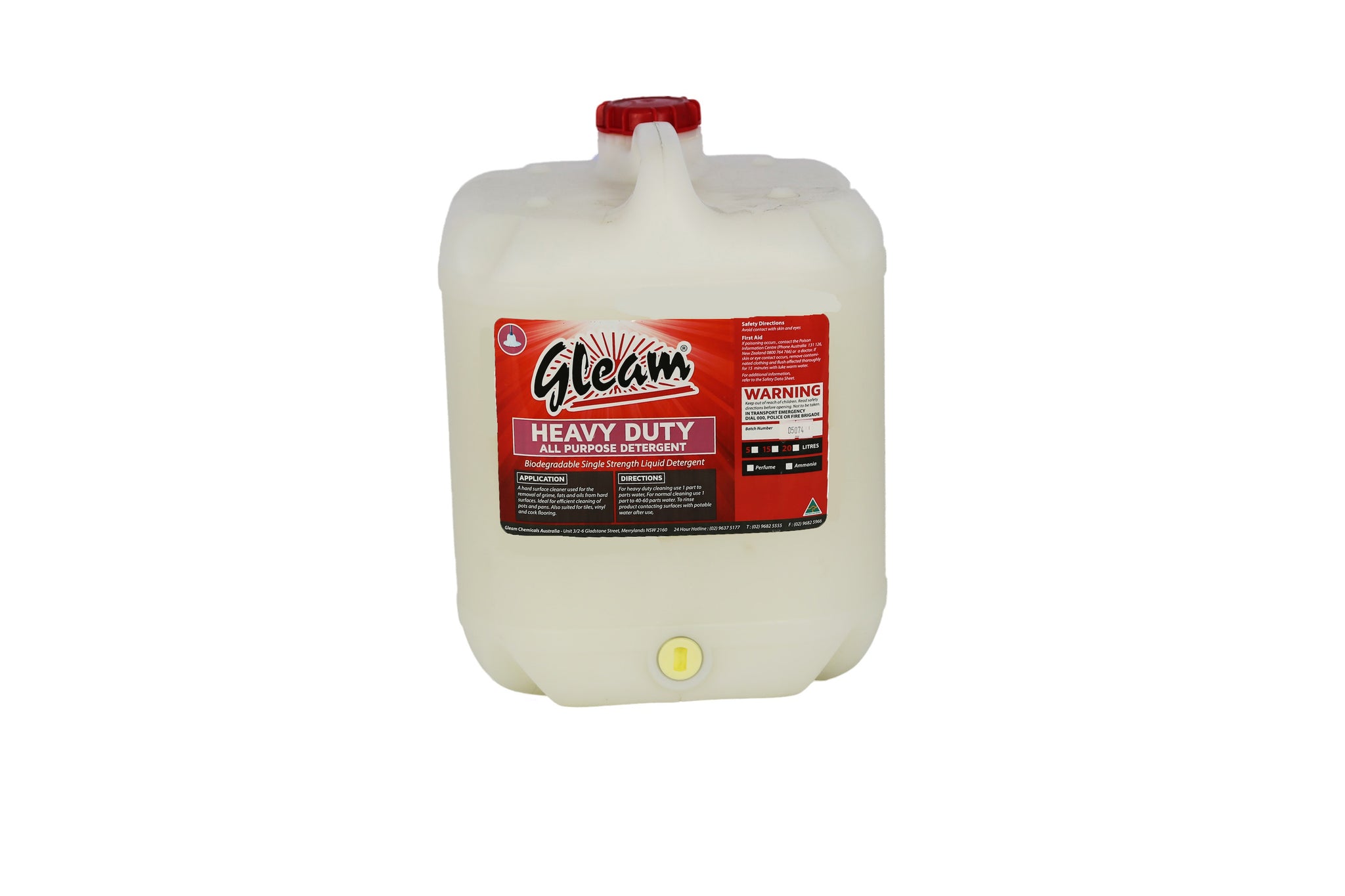 HEAVY DUTY DETERGENT AMMONIA 20L