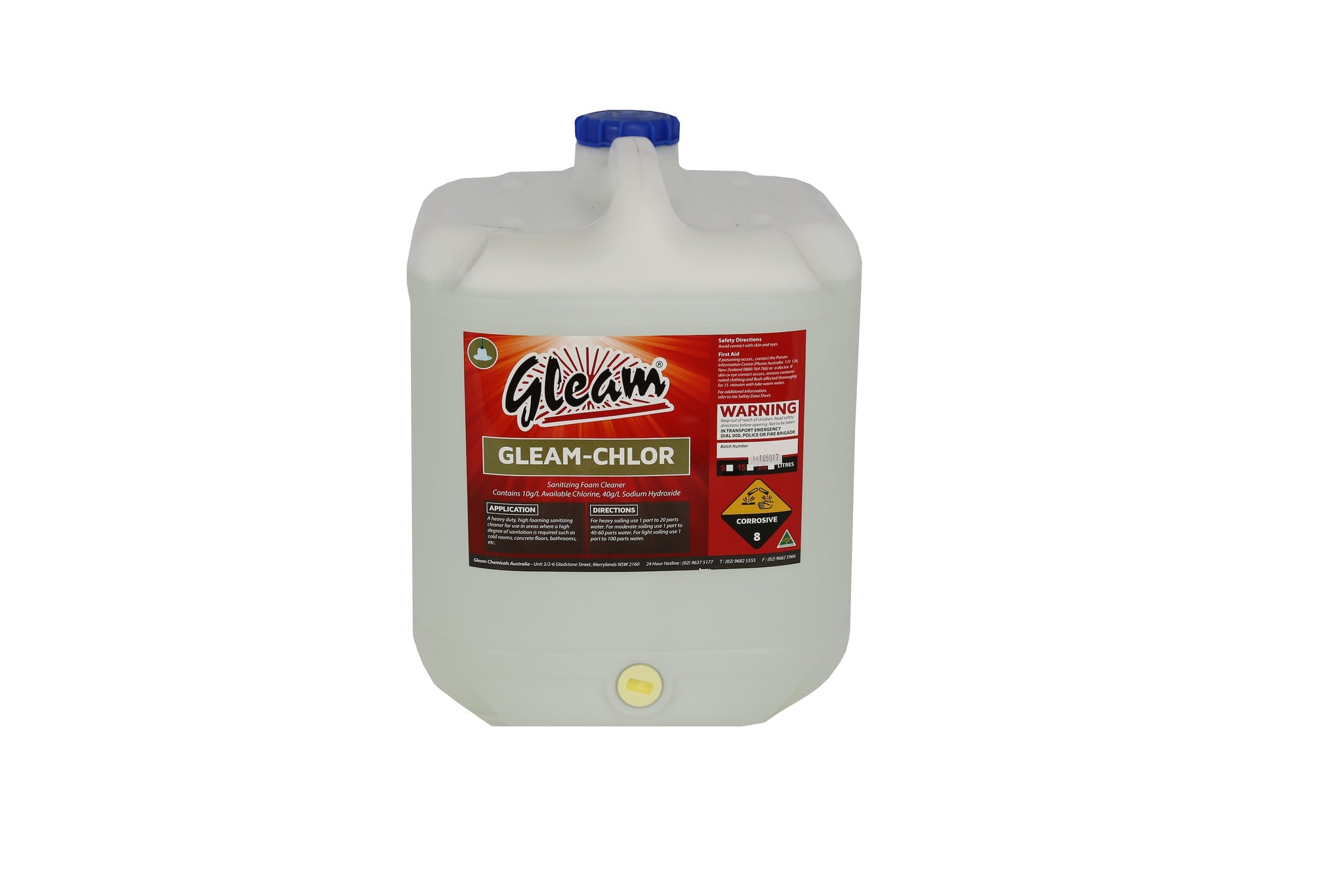 GLEAM CHLOR 20L
