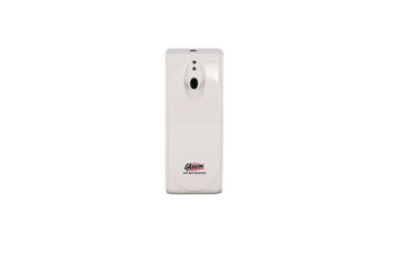 GLEAM PLASTIC AIR FRESHENER DISPENSER FOR 300ML CANS [CHROMEFINISH/WHITE] 1 UNIT