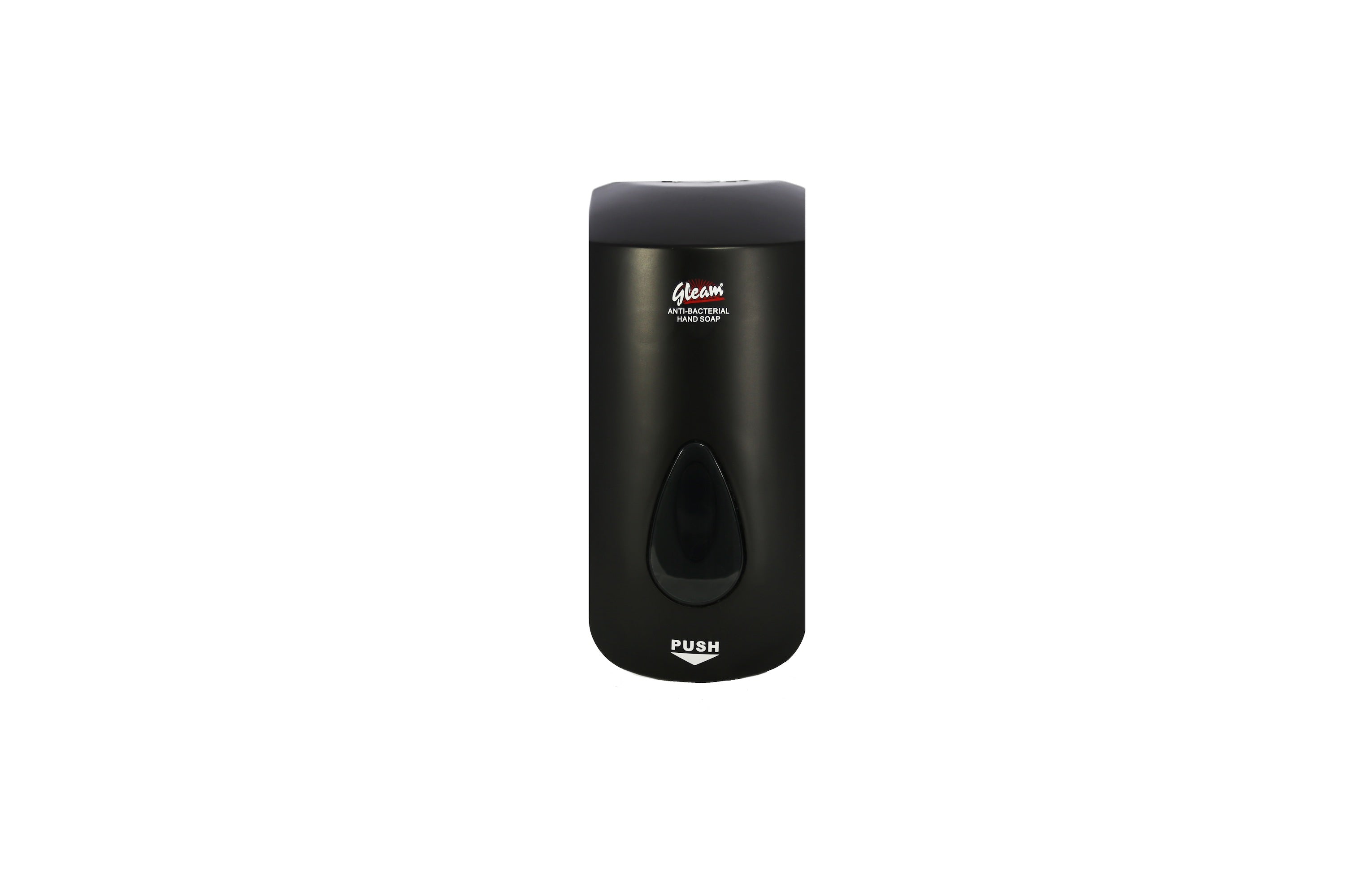 GLEAM PLASTIC BLACK HAND SOAP DISPENSER 1 UNIT