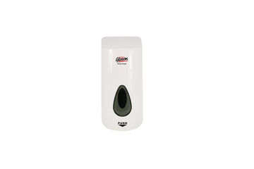 GLEAM PLASTIC WHITE BODY SOAP DISPENSER 1 UNIT