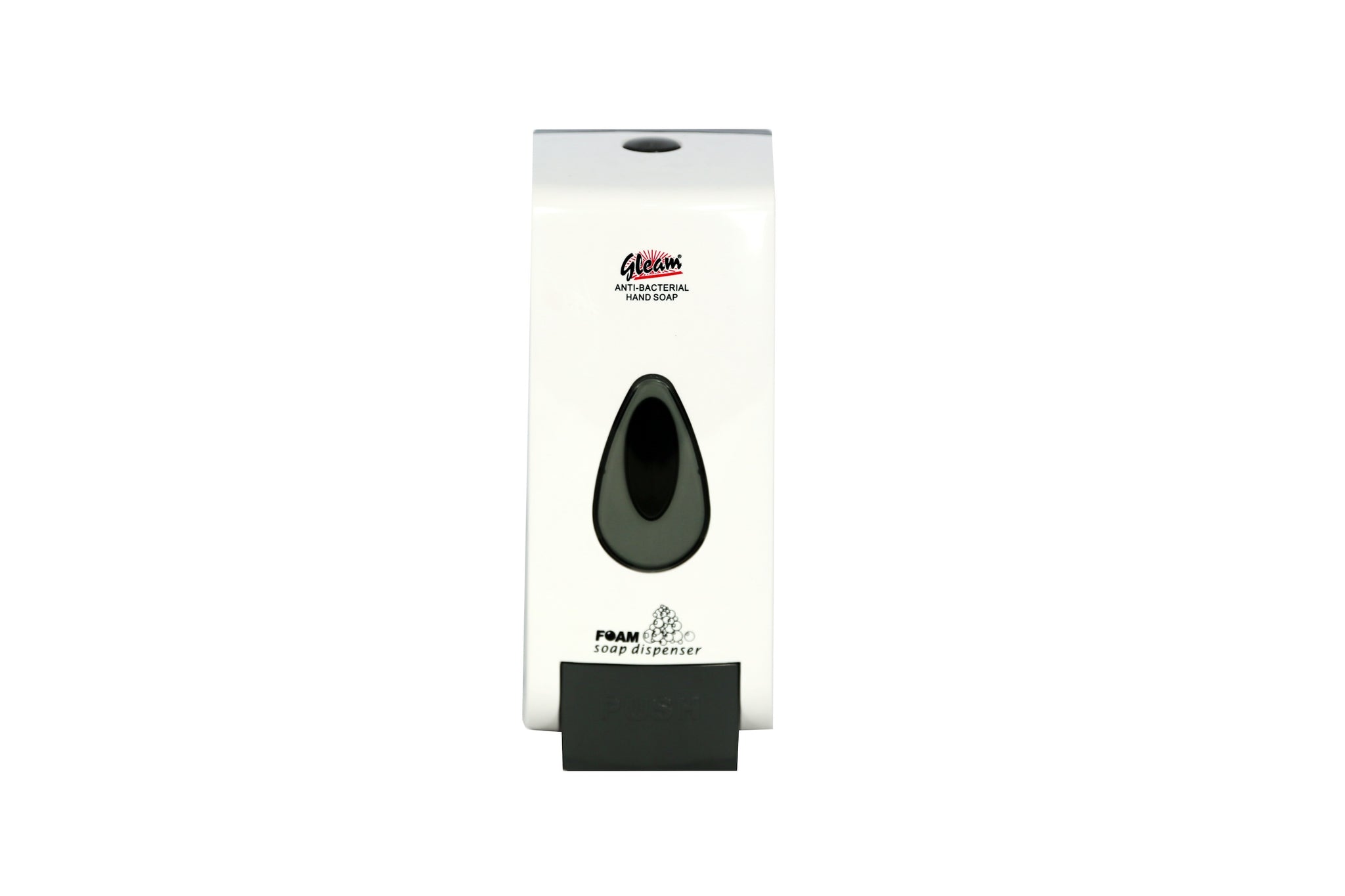 GLEAM PLASTIC WHITE FOAM SOAP DISPENSER 1 UNIT