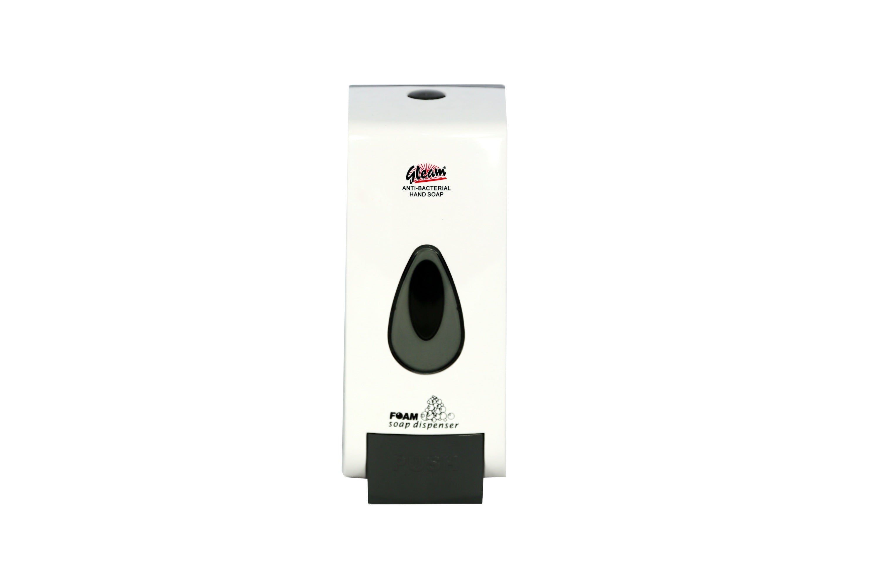 GLEAM PLASTIC WHITE FOAM SOAP DISPENSER 1 UNIT