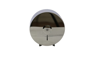 GLEAM STAINLESS STEEL SINGLE-ROLL JUMBO TOILET ROLL DISPENSER 1 UNIT