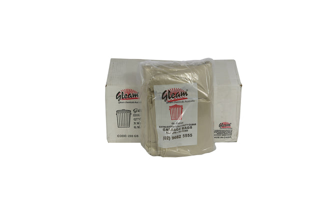 GARBAGE BAGS 120L CLEAR 200 UNITS
