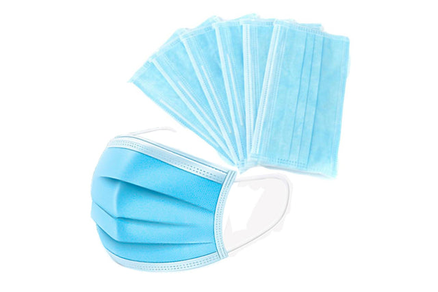 DISPOSABLE PROTECTIVE SURGICAL FACE MASKS BOX OF 50