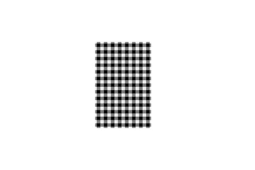 BLACK CHECKED GREASEPROOF PAPER 190 X 310 MM