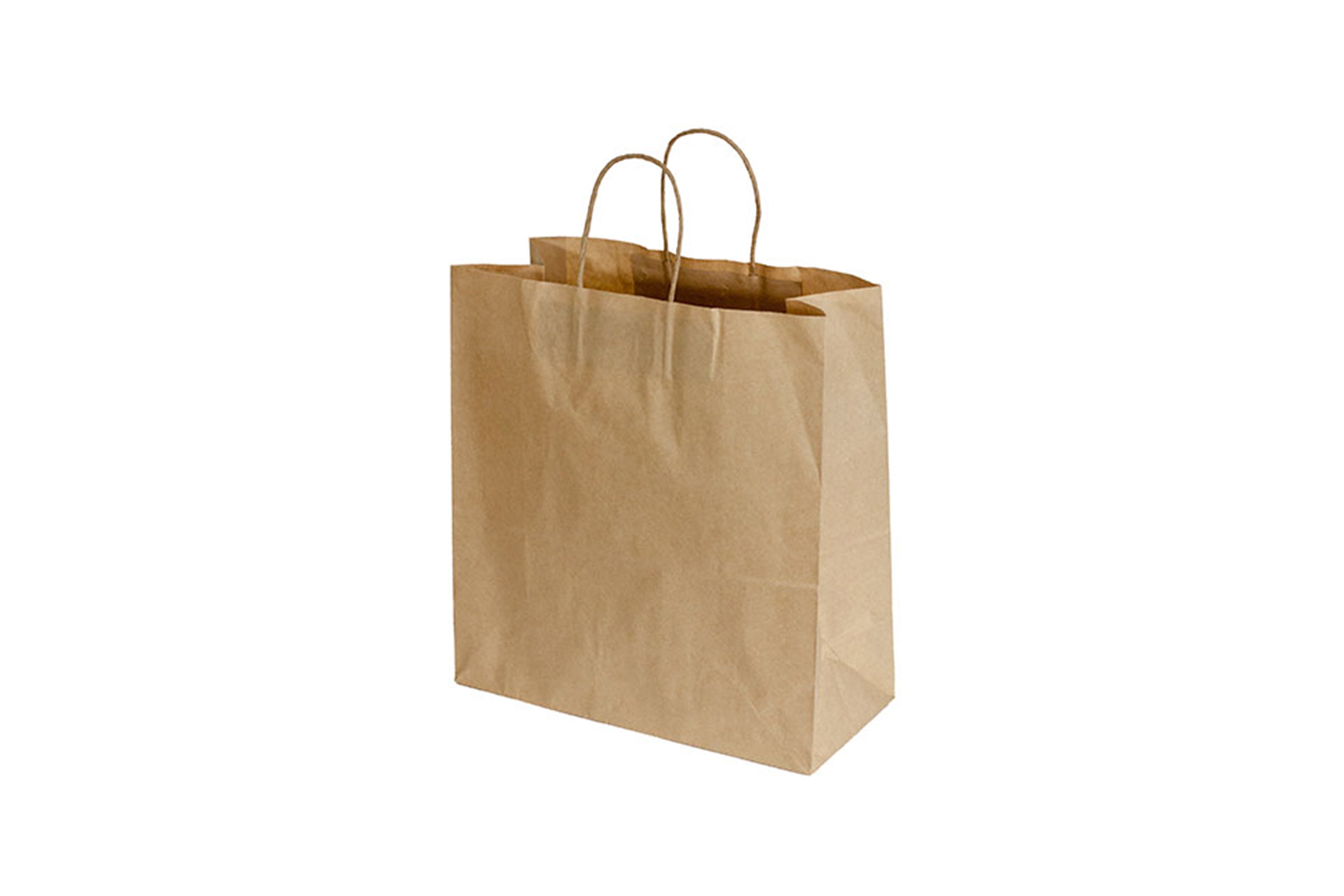 CARRY BAG KRAFT TAKEAWAY BAG LARGE 250 UNITS