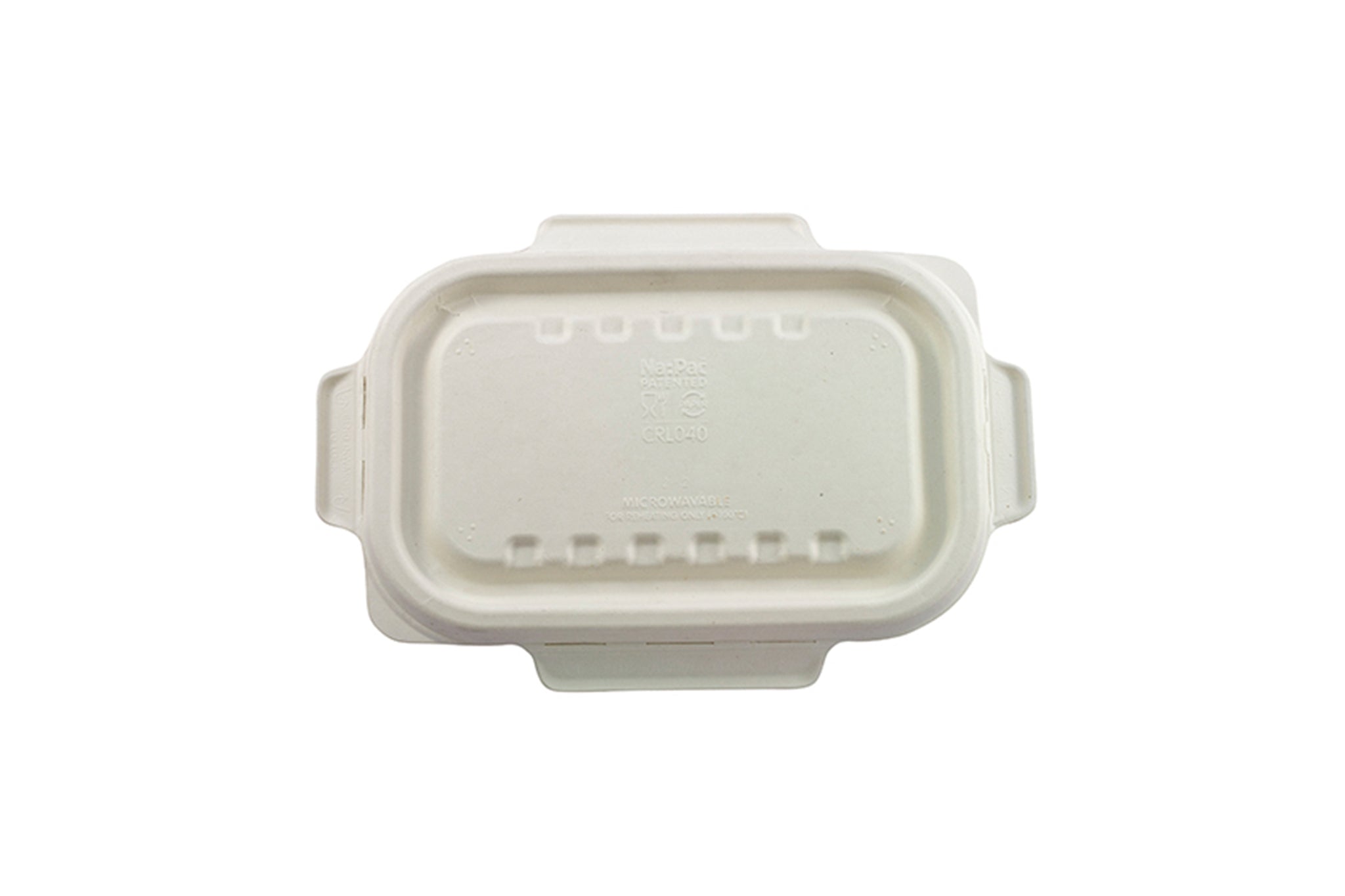 NATURAL FIBRE RECTANGULAR CONTAINER LID 850ML