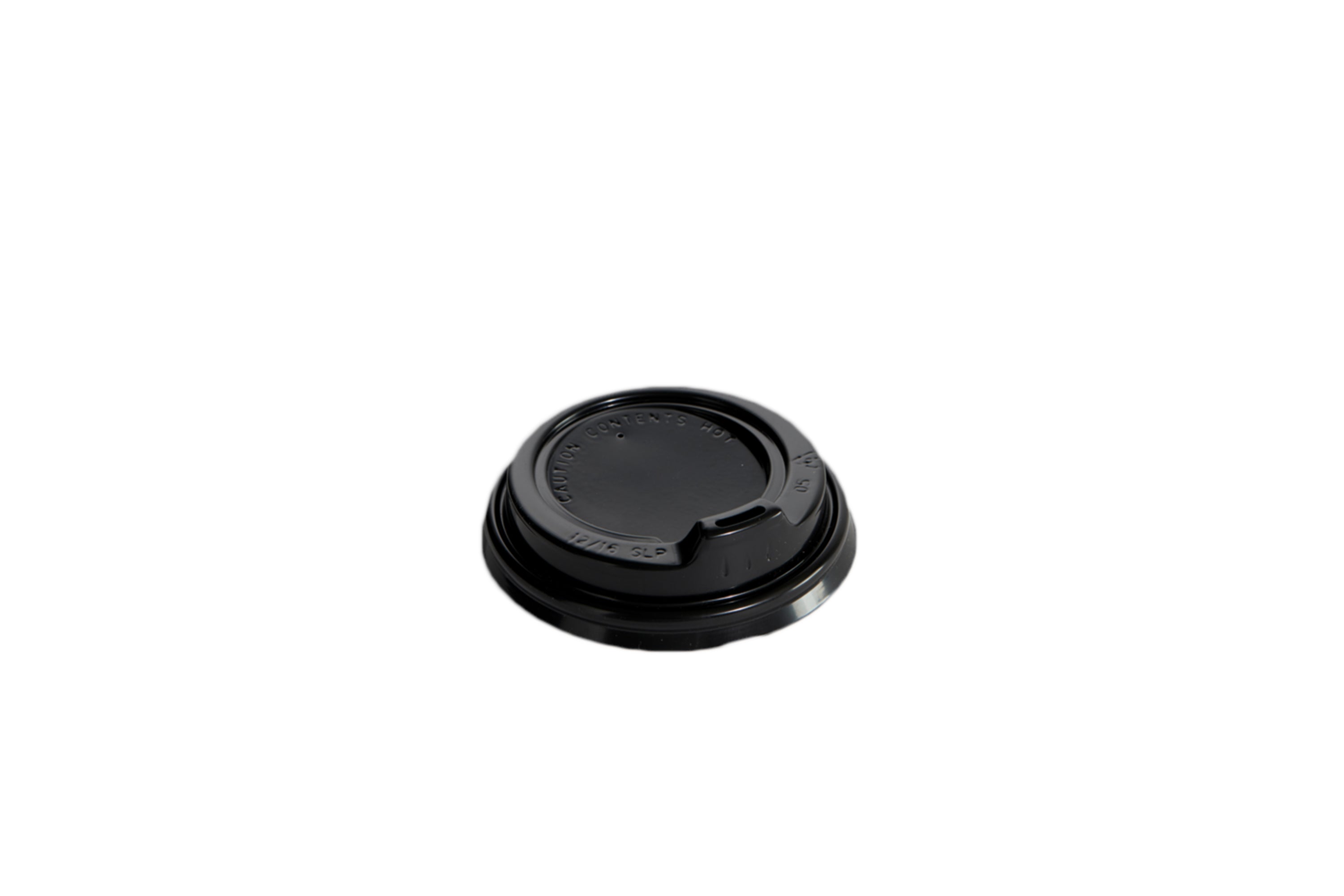 SIPPER LID BLACK TO SUIT 8OZ/12OZ/16OZ
