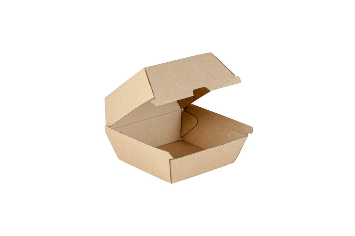 CARDBOARD BURGER CLAM WITH LID 250 UNITS