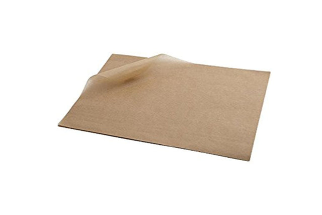 BROWN GREASEPROOF PAPER 330 X 330 MM 800 UNITS