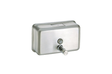 GLEAM S/STEEL HORIZONTAL HAND SOAP DISPENSER 1 UNIT